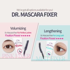 ETUDE Dr. Mascara Fixer For Perfect Lash 01 (Natural Volume Up) NEW 21AD | Long-Lasting Smudge-Proof Mascara Fixer with Care Effect | Eyelash Primer | Korean Makeup