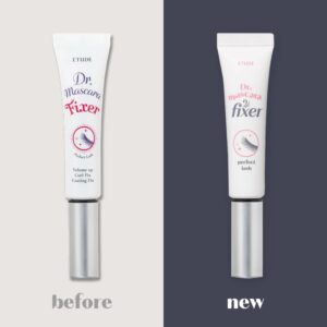 ETUDE Dr. Mascara Fixer For Perfect Lash 01 (Natural Volume Up) NEW 21AD | Long-Lasting Smudge-Proof Mascara Fixer with Care Effect | Eyelash Primer | Korean Makeup