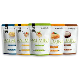 new !! palmini pouch variety pack | linguine | angel hair | lasagna | rice | mashed | 4g of carbs | as seen on shark tank | gluten free (12 ounce)