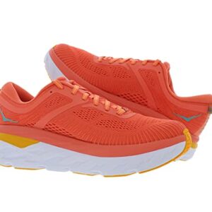 HOKA ONE ONE Bondi 7 Womens Shoes Size 9.5, Color: Camellia/Coastal Shade