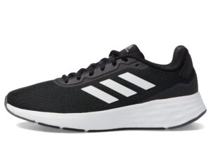 adidas women's startyourrun running shoe, black/white/carbon, 8