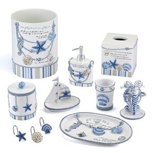 Avanti Linens - Vanity Tray, Countertop Accessories, Sea Inspired Home Decor (Island View Collection)