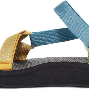 Teva Women's Midform Universal Sandal, Metallic Blue Multi, 9