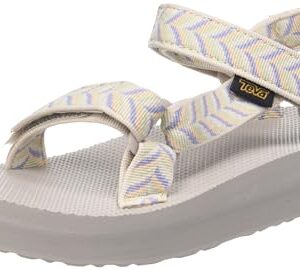 Teva Women's Midform Universal Sandal, Retro Geometric Birch, 8