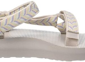 Teva Women's Midform Universal Sandal, Retro Geometric Birch, 8