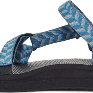 Teva Women's Midform Universal Sandal, Retro Geometric Blue, 11