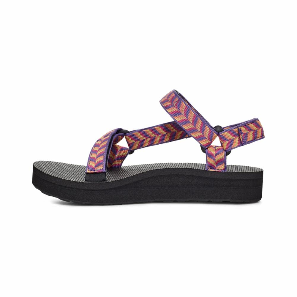 Teva Women's Midform Universal Sandal, Retro Geometric Imperial Palace, 10