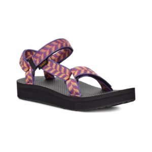 Teva Women's Midform Universal Sandal, Retro Geometric Imperial Palace, 10