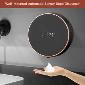 Automatic Soap Dispenser Foaming Hand Free Wall Mount Foam Rechargeable, Touchless and Smart Electric Dispenser for Wall, Bathroom, Kitchen, Commercia