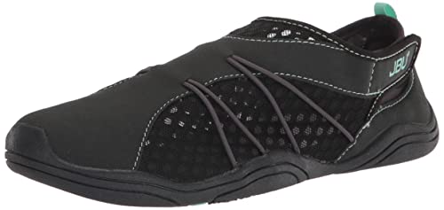 JBU by Jambu Women's Storm Water Ready Shoe, Black/Teal, 11