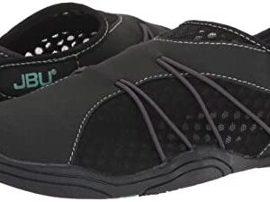 JBU by Jambu Women's Storm Water Ready Shoe, Black/Teal, 11