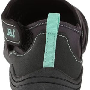 JBU by Jambu Women's Storm Water Ready Shoe, Black/Teal, 11