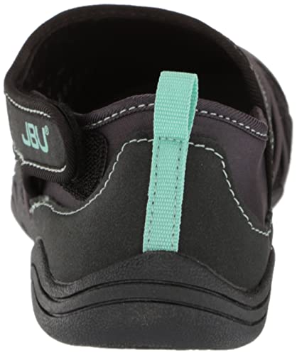 JBU by Jambu Women's Storm Water Ready Shoe, Black/Teal, 11