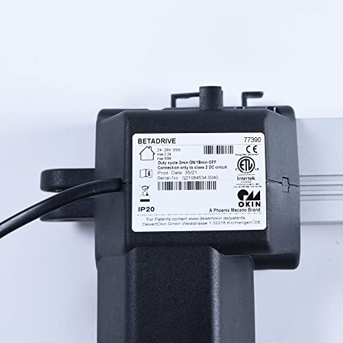 Okin Betadrive Motor Model D.77390 for Power Recliner Bed Motor Actuator Replacement, Electric Lift Chair Sofa Part Replacement for JLDQ.1.156.204, JLDQ.11.156.204