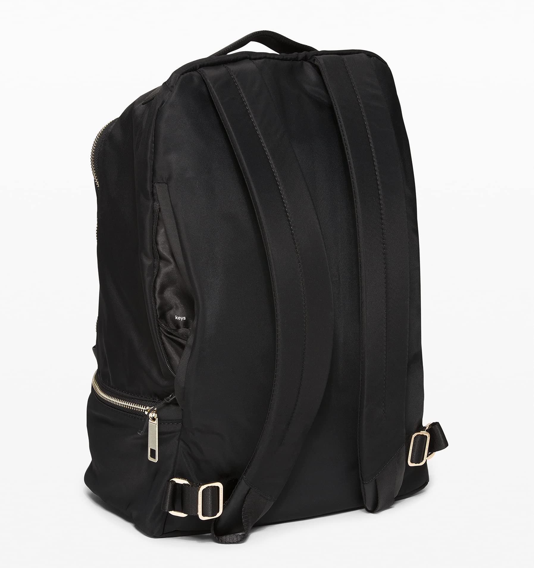 Lululemon Athletica Lululemon City Adventurer Backpack (Black/Gold), Medium