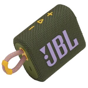 jbl go 3 portable waterproof wireless ip67 dustproof outdoor bluetooth speaker (green)