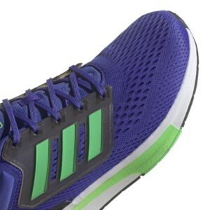 adidas EQ21 Unisex Running Shoes - Ultimate Comfort, Breathable Upper, Lightweight Cushioning for Enhanced Performance (Royal Blue/Green, US Footwear Size System, Adult, Men, Numeric, Medium, 10.5)