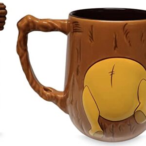 Disney Parks Exclusive - Ceramic Coffee Mug - Winnie the Pooh Sculpted with Honey Stick Stirrer, 25 ounces