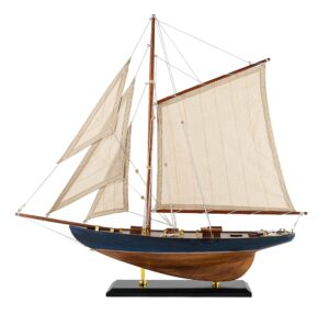 sailingstory wooden sailboat decor sailboat model boat decor ship model yacht navy antique finish