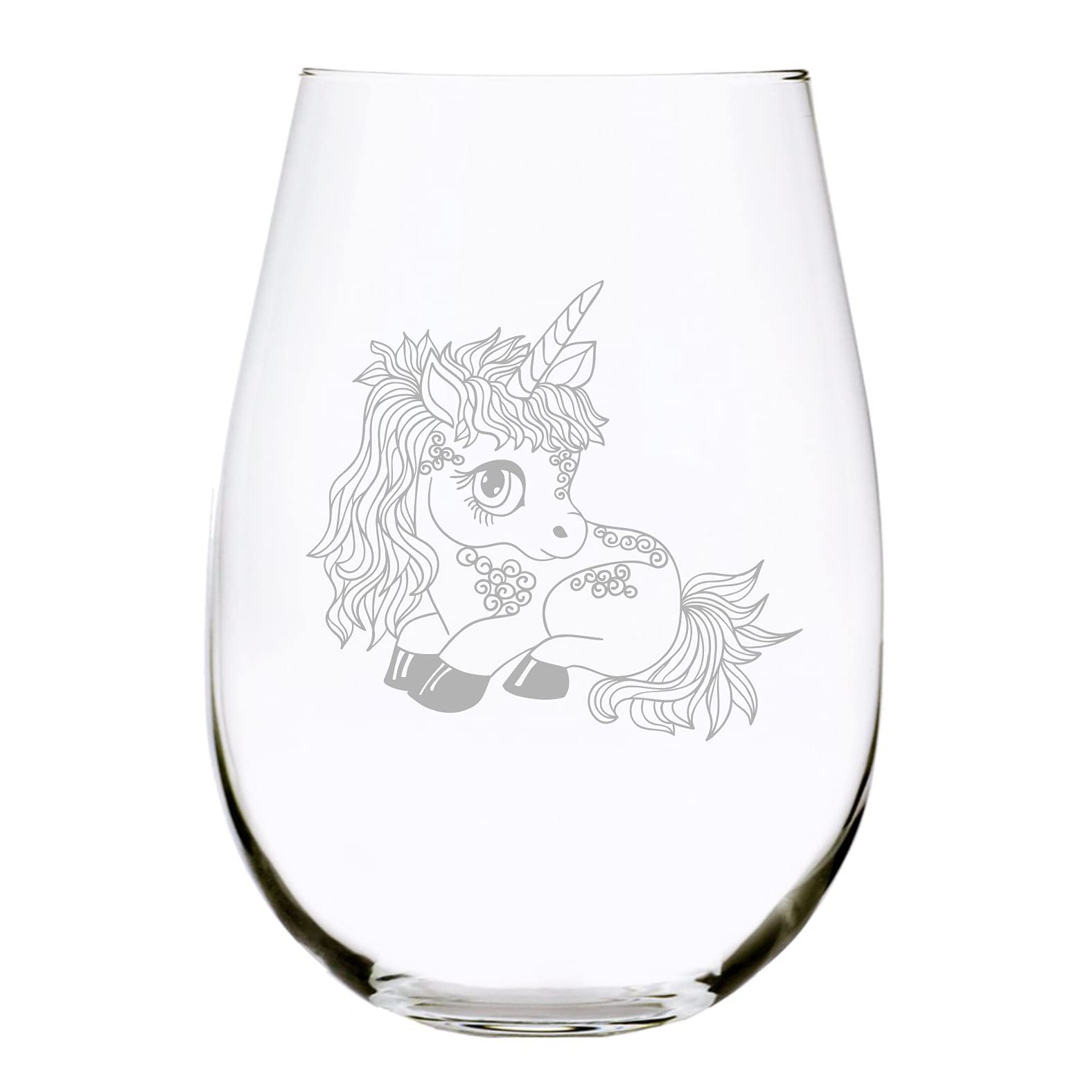 Unicorn (U1) Stemless wine glass, 17 oz.