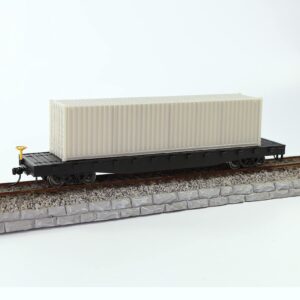 Evemodel C8740JJ 9pcs HO Scale 1:87 Shipping Container Blank Uncolored Cargo Box (40ft (9pcs))