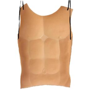 Froiny Halloween Men Fake Muscle Dress Eva Foam Belly Chest Skin Funny Colthes Decoration for Masquerade Party