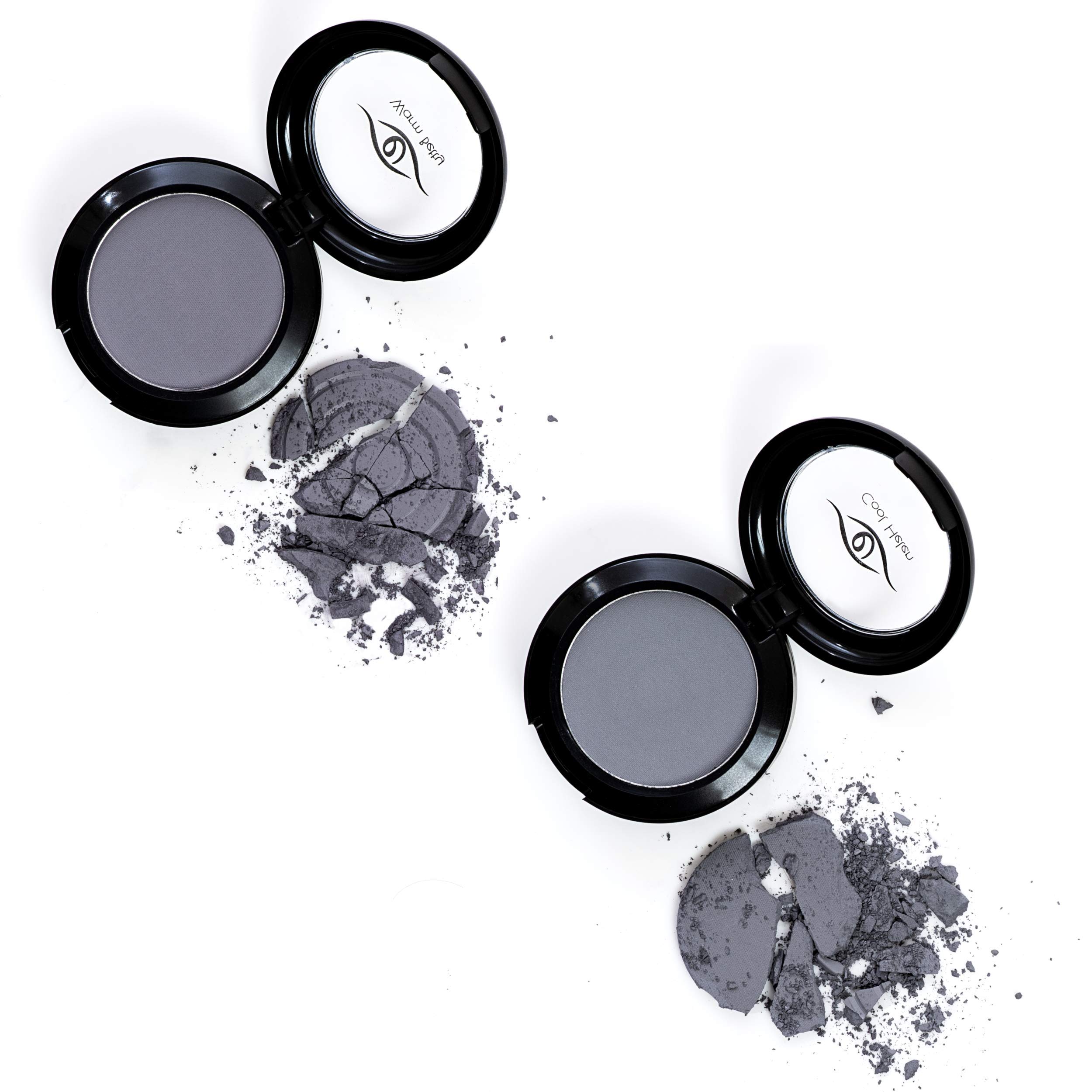 Eye Embrace Light and Medium Gray Eyebrow Powders 4-Pack Bundle – Eyebrow Powders, Hair Powders, Root Cover-Up Bundle: