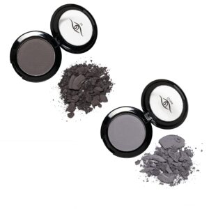 Eye Embrace Light and Medium Gray Eyebrow Powders 4-Pack Bundle – Eyebrow Powders, Hair Powders, Root Cover-Up Bundle: