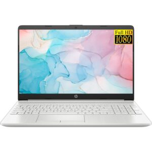 hp 15.6 laptop, fhd 1080p ips display, 11th gen intel core i3-1115g4, 16gb ddr4 ram, 512gb pcie ssd, hdmi, wifi, bluetooth, finger print reader, win10 home, silver (hp notebook laptop 2022 model)