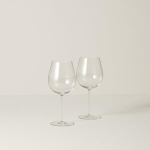 Lenox Signature Series Warm-Region 2-Piece Wine Glasses, 0.88, Clear