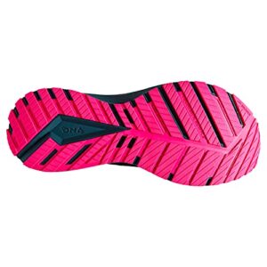 Brooks Women's Revel 5 Neutral Running Shoe - Black/Blue/Pink - 8.5