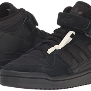 adidas Originals Womens Forum Mid Black/Off White 10