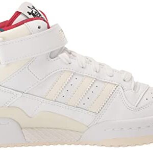 adidas Originals Womens Forum Mid White/Power Red 6, 6