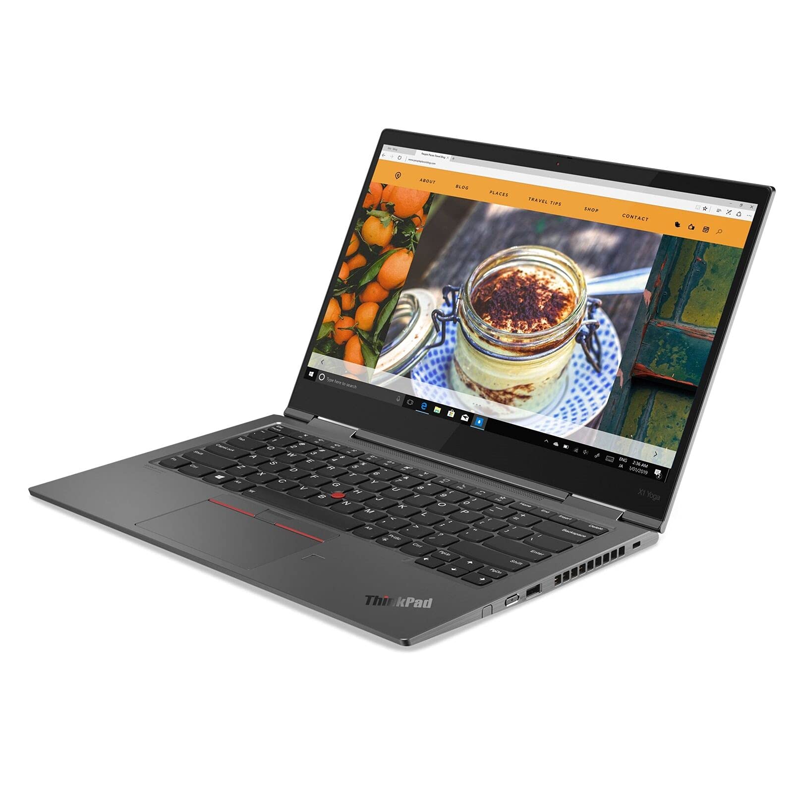 Basrdis Latest_Lenovo_ThinkPad X1 Yoga Gen 5 Convertible 2-in-1 Laptop, 14.0" FHD Touch Anti-Reflective Display, Intel Core i7-10510U Processor, 16GB RAM, 512GB SSD, Windows 10 Pro, Touch ID, Wi-Fi