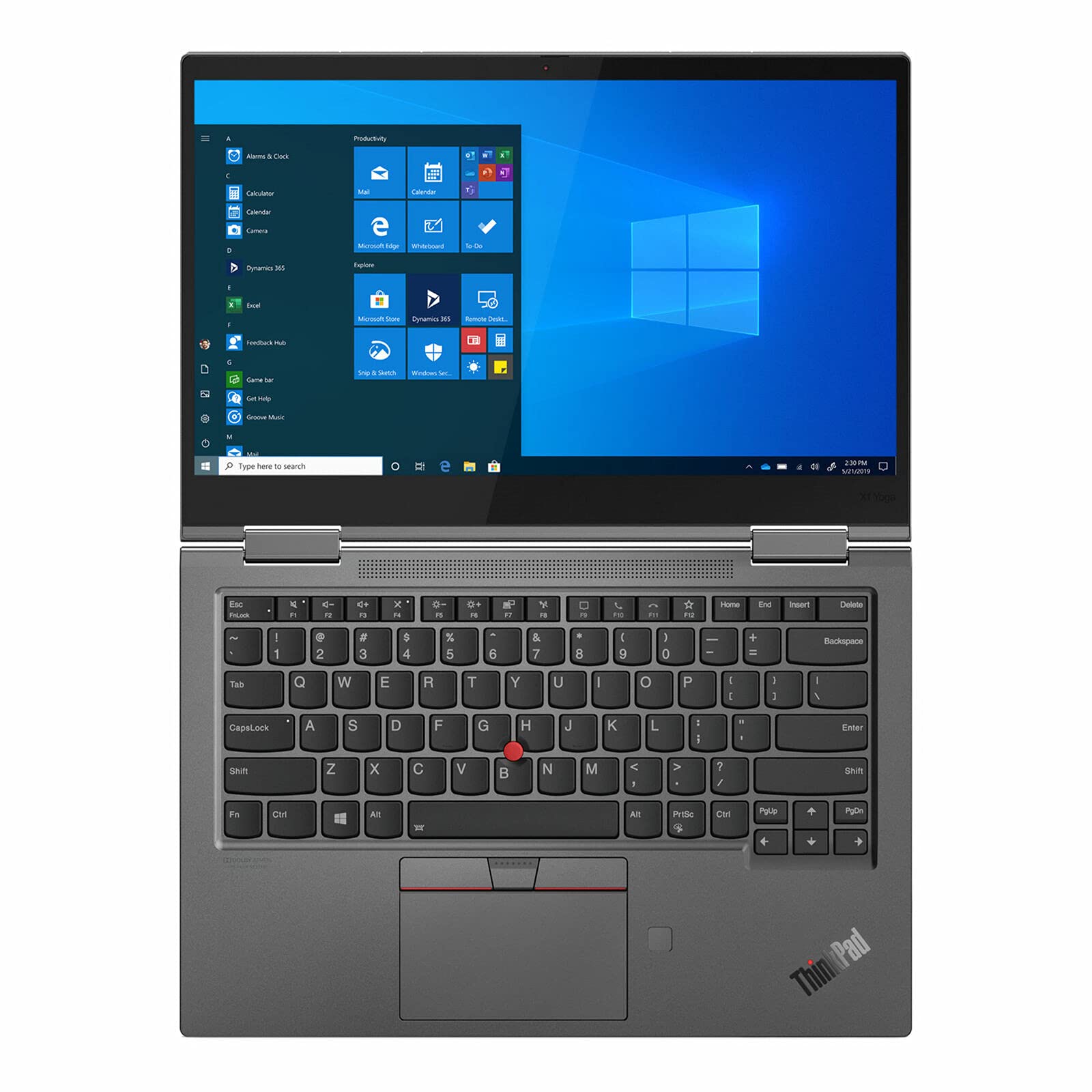 Basrdis Latest_Lenovo_ThinkPad X1 Yoga Gen 5 Convertible 2-in-1 Laptop, 14.0" FHD Touch Anti-Reflective Display, Intel Core i7-10510U Processor, 16GB RAM, 512GB SSD, Windows 10 Pro, Touch ID, Wi-Fi