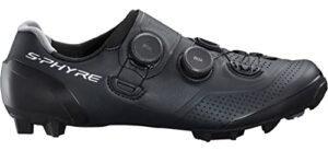 shimano unisex bxc902l47 s phyre xc9 xc902 shoes black size 47, black, size 47 uk