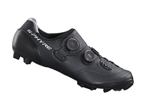 SHIMANO Unisex Bxc902l47 S PHYRE XC9 XC902 Shoes Black Size 47, Black, Size 47 UK