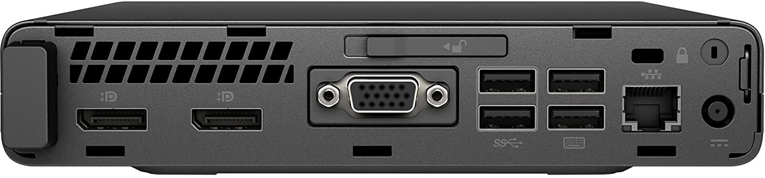HP EliteDesk 800G3 Micro Desktop Computer PC, Intel Quad Core i5, 16GB RAM, 1 TB SSD, Windows 10 Pro, New Periphio Webcam, Periphio Wireless Keyboard & Mouse, WiFi (Renewed)