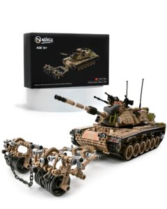 nifeliz m60 magach main battle tank building kit, collectible model army tank for teens and adults(1753 pieces)