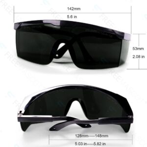 FreeMascot 190nm-2000nm Laser Safety Glasses for Hair Removal Treatment and Laser Cosmetology Operator Eye Protection