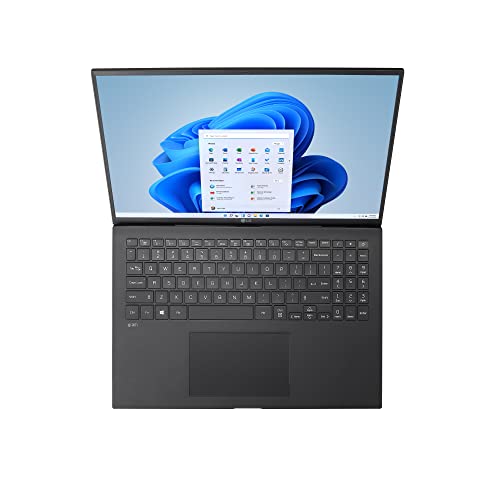 LG Gram 16Z90P Laptop 16" Ultra-Lightweight, (2560 x 1600), Intel Evo 11th gen CORE i7, 16GB RAM, 1TB SSD, Windows 11 Home, 22 Hour Battery, Alexa Built-in, 2X USB-C, HDMI, USB-A - Black