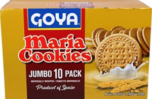 goya foods maria cookies, jumbo pack, 7 ounce (pack of 10)