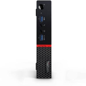 Lenovo ThinkCentre M900 Tiny Desktop, Intel Core i5-6500T, 8GB RAM, 256GB SSD, Intel HD 530 Graphics, Windows 10 Pro (Renewed)