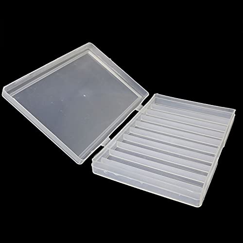 PZRT 1 PCS storage box with 10 compartments for storage of milling cutters, taps, drills and turning tools with a diameter of 10mm or less and a length of 80mm or less