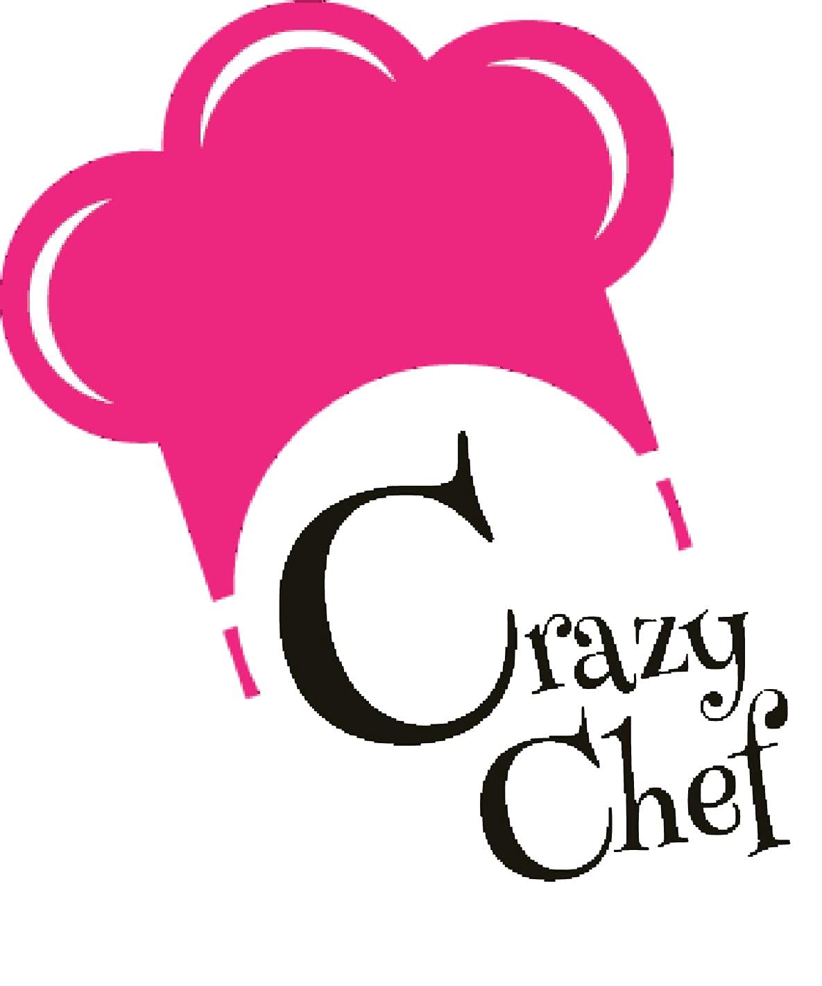 Crazy Chef Interchangeable Decoration for Kitchen (3 Tops Valentines, Easter, July 4th)