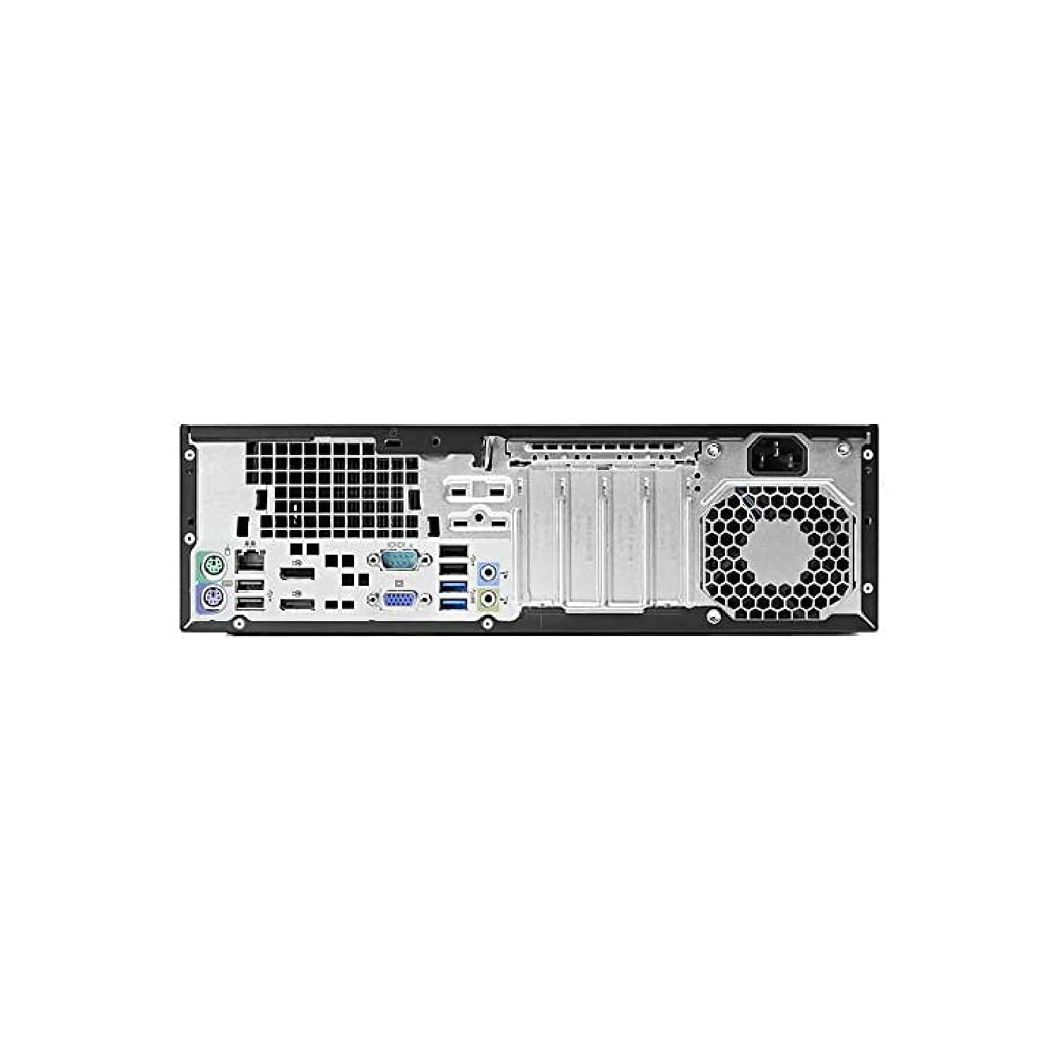 HP EliteDesk 800 G1 SFF Desktop, Intel i7, 16GB, 500GB SSD, Dual (2) E243 24 HP FHD Monitors, WiFi, Windows 10 Pro (Renewed)