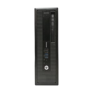 HP EliteDesk 800 G1 SFF Desktop, Intel i7, 16GB, 500GB SSD, Dual (2) E243 24 HP FHD Monitors, WiFi, Windows 10 Pro (Renewed)