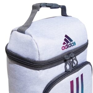 adidas Excel 2 Insulated Lunch Bag, Jersey White/Shadow Chrome/Onix Grey, One Size