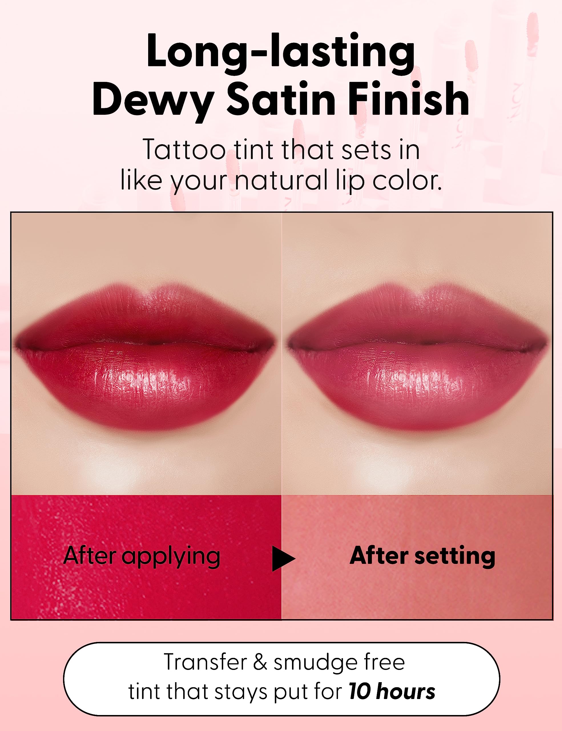 It'S SKIN Tincy All-Day Semi-Matte Lip Stain Tint 0.13oz (05 Manhattan Cherry) - Non-Transfer | Smooth Satin Finish, Rich Pigmentation | Moisturizing, Comfortable Vivid Color for Lasting All-Day