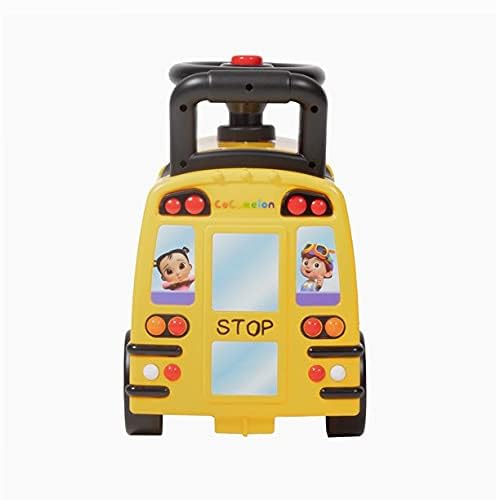 Spark Create Imagine Cocomelon Unisex Bus with Storage Space | 36 Interactive Buttons Alphabet, Numbers 1-9, 5 CoComelon Nursery Rhymes (18-36 Months)